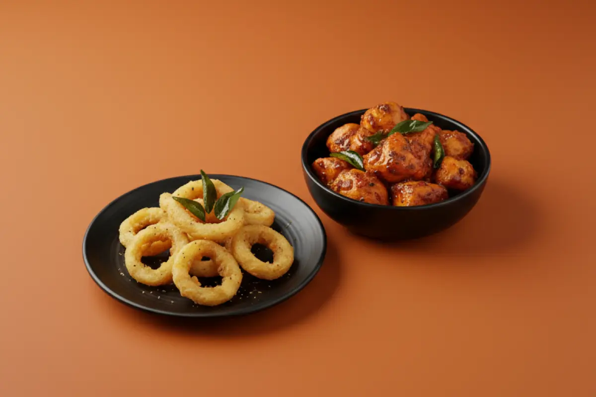 Non-Veg Starter Combo (Cochin Squid, Kanthari Chicken)